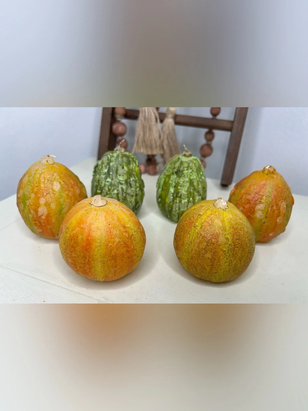 Gourd Candles - Set of 6